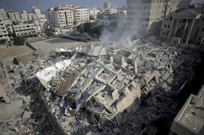 रॉकेट दागे जाने के बाद इस्राइल ने गाजा पर किये हवाई हमले