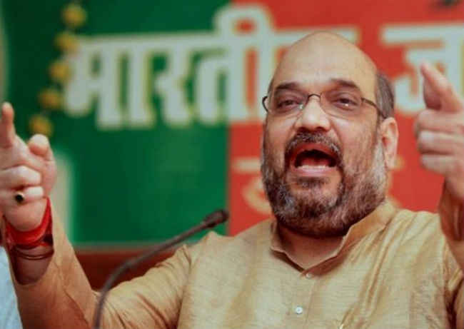 अमित शाह ने नीतीश कुमार ने पूछा सवाल, आप अपने भ्रष्टाचार में लिप्त चार और मंत्रियों का बतायें नाम