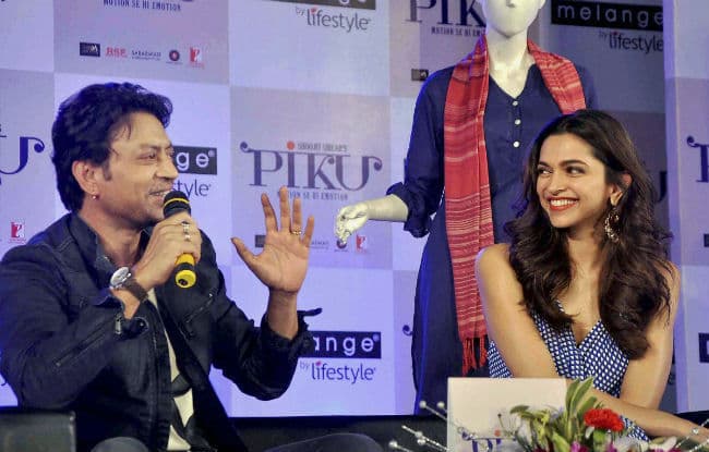 ”PIKU” में मेरी और दीपिका की कैमेस्ट्री मजेदार है : इरफान खान