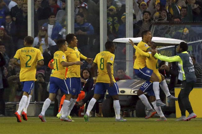 वेनेजुएला को हराकर ब्राजील क्वार्टर फाइनल में