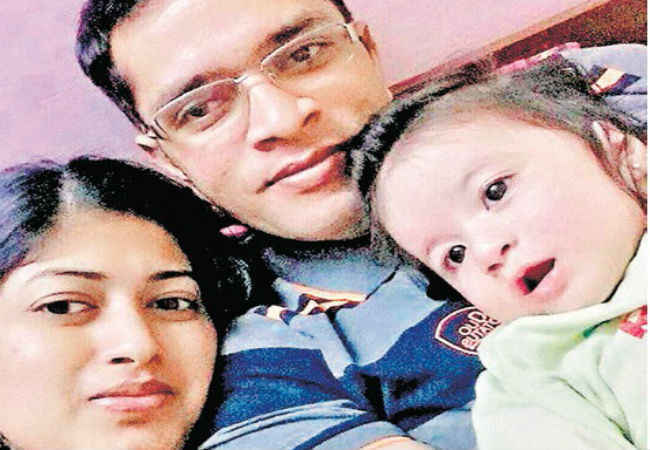 बेंगलूरु पहुंचा शहीद निरंजन का पार्थिव शरीर