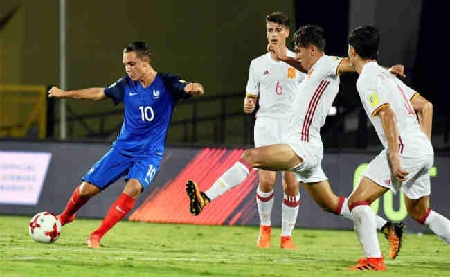 फीफा अंडर-17 विश्व कप : रोमांचक मुकाबले में फ्रांस को 2-1 से हराकर स्पेन क्वार्टर फाइनल में