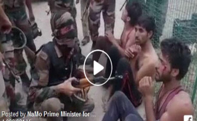 VIDEO: तीन पत्थरबाजों को जब सेना के जवानों ने लिया कब्जे में तो…