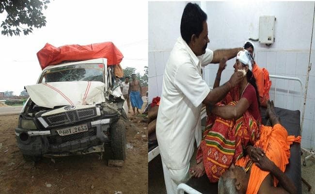 बिहार : लखीसराय में कांवरिया वाहन ट्रैक्टर से टकराया, 13 जख्मी, 5 की हालत गंभीर बिहार : लखीसराय में कांवरिया वाहन ट्रैक्टर से टकराया, 13 जख्मी, 5 की हालत गंभीर