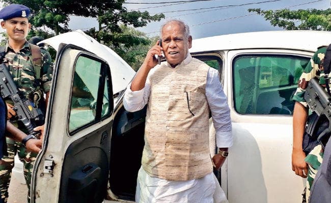 जहानाबाद : …जब मंझधार में फंसी जीतनराम मांझी की कार