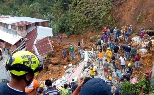 कोलंबिया में मडस्लाइड, 12 लोगों की मौत