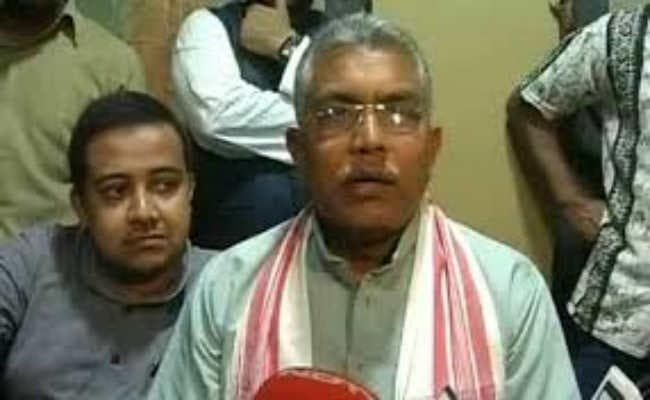 अभिषेक के बयान का पलटवार, दिलीप घोष ने दी चुनौती, कहा – भाजपा को खत्म करके दिखायें