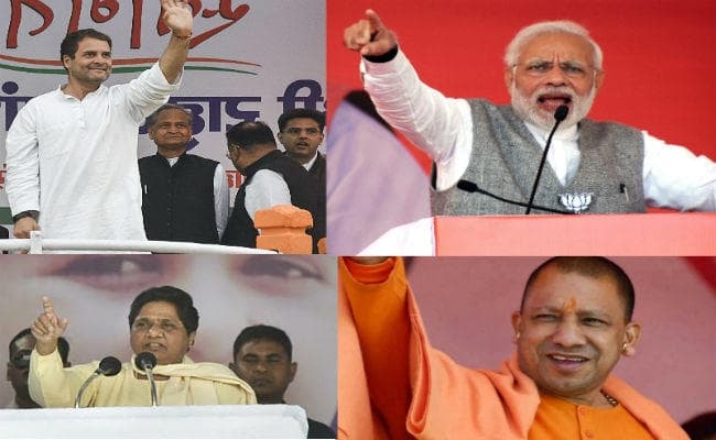 राजस्थान के रण में गरजे महारथी; मोदी, राहुल, मायावती व योगी ने की सभाएं