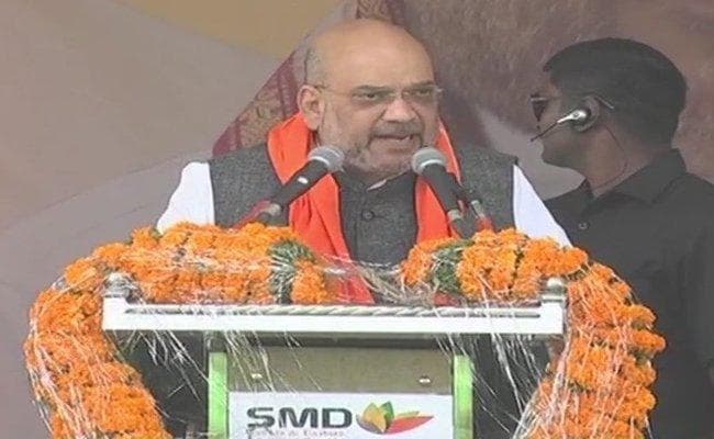 अमित शाह ने कहा – मोदी लहर के डर से राव ने तेलंगाना में जल्द चुनाव कराया