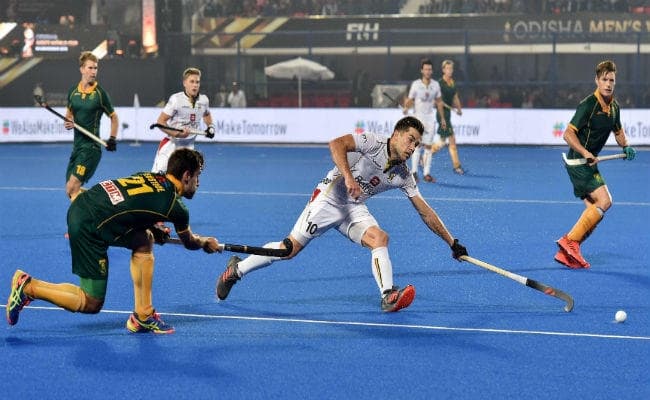 #HockeyWorldCup2018 : बेल्जियम ने दक्षिण अफ्रीका को 5-1 से हराया
