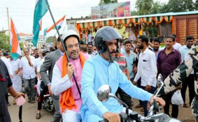 एक लाख बाइक लेकर क्या हरियाणा की सड़क पर अब निकल सकेंगे अमित शाह ?