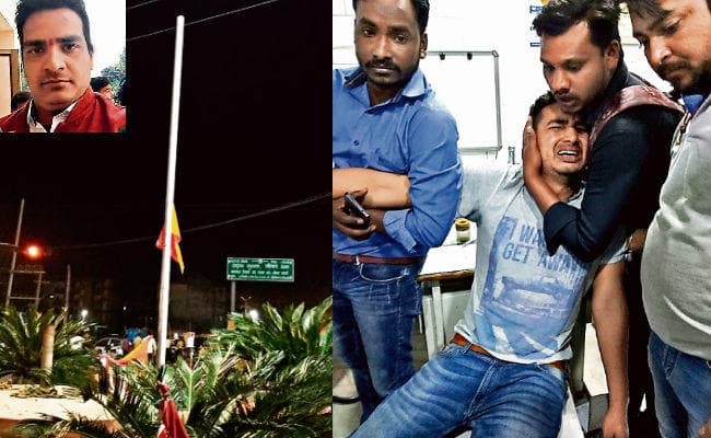 रांची : अरगोड़ा चौक पर नव वर्ष का झंडा लगाने के दौरान पाइप में दौड़ा करंट, आरएसएस कार्यकर्ता की मौत, 4 झुलसे