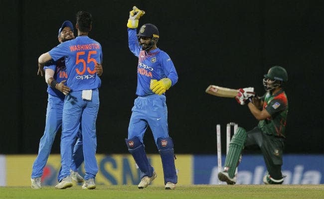 INDvsBAN : बांग्लादेश को हराकर भारत फाइनल में, चमके रोहित-सुंदर