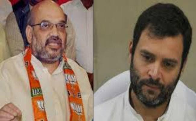 कर्नाटक : चुनाव अधिकारियों ने राहुल गांधी और अमित शाह के विमानों की तलाशी ली