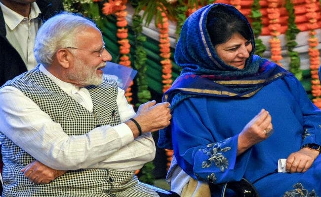 महबूबा की तारीफ : कश्मीर में अभियान रुकने से प्रधानमंत्री मोदी पर लोगों का भरोसा बढ़ा