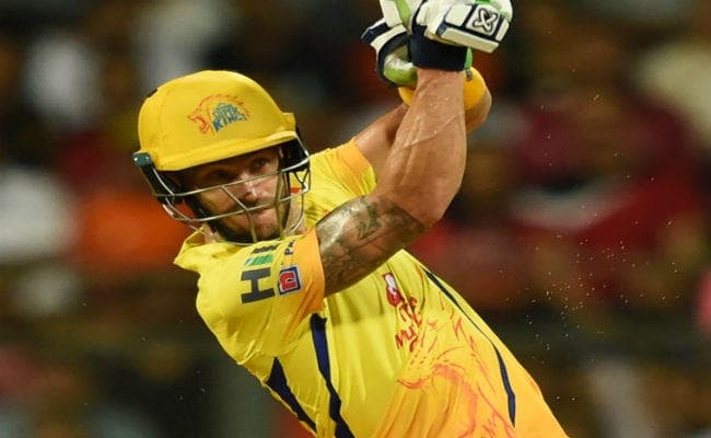 IPL 2018 : डु प्लेसिस ने छक्का जड़ चेन्नई को पहुंचाया फाइनल में, हैदराबाद को 2 विकेट से हराया