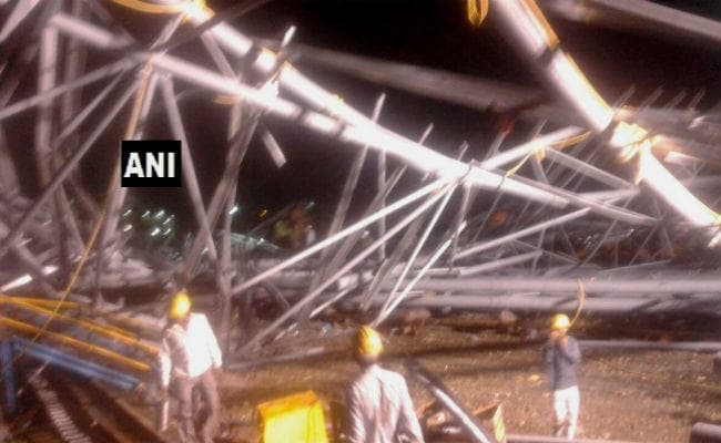 कर्नाटक के कलबुर्गी में निर्माणाधीन सीमेंट फैक्टरी में क्रेन गिरने से छह बिहारी मजदूरों की मौत