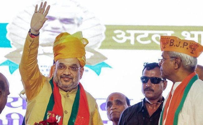 किसान सभा में बोले अमित शाह – भाजपा को आता है चुनावी नारों को हकीकत में बदलना