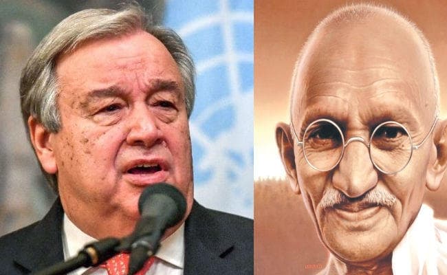 UN चीफ गुतारेस ने अहिंसा के जरिये बड़ा बदलाव लाने वाले महात्मा गांधी को याद किया, जानिये उन्होंने क्या कहा…?