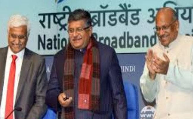 सरकार की नेशनल ब्रॉडबैंड मिशन शुरू, 2022 तक सभी गांवों में ब्रॉडबैंड पहुंचाने का किया वादा