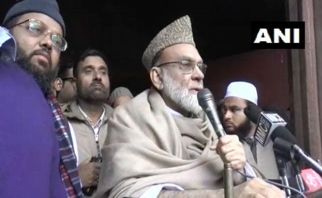 CAA को लेकर जारी बवाल के बीच बोले सैयद अहमद बुखारी- विरोध करना भारत के लोगों का लोकतांत्रिक अधिकार