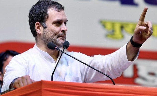 दिग्विजय की राह पर कांग्रेस अध्यक्ष राहुल, जैश सरगना मसूद अजहर को कहा ”जी”, देखें VIDEO