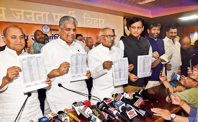 शत्रुघ्न के अलावा भाजपा में इनका कटा टिकट, पटना साहिब से रविशंकर, पाटलिपुत्र से रामकृपाल लड़ेंगे चुनाव, ये छह नाम चौंकाने वाले