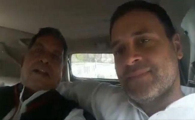 PM in Waiting राहुल गांधी ने हादसे में घायल पत्रकार को AIIMS पहुंचाया, देखें Video