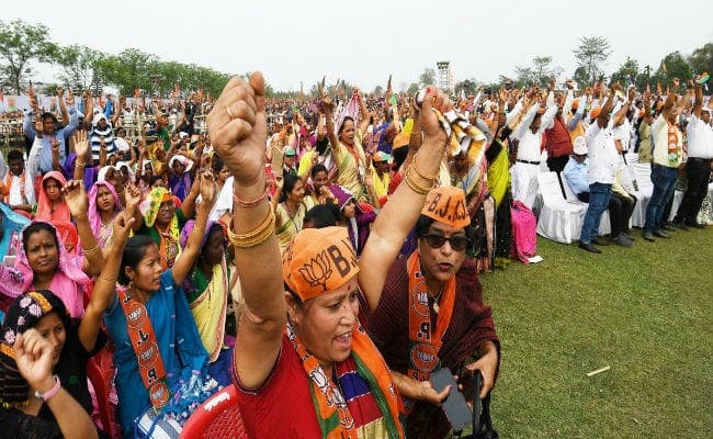 और विजय संकल्प रैली में भाजपा सांसद कह बैठे – होगी कांग्रेस की जीत, मुंह ताकते रह गये भाजपा के बड़े नेता