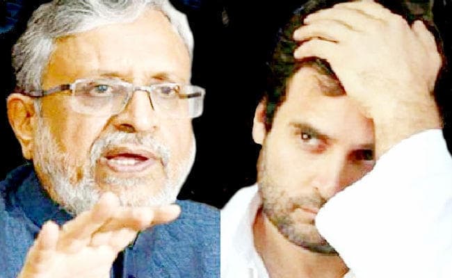 सुशील मोदी ने दर्ज कराया राहुल गांधी पर मानहानि का अपराधिक मुकदमा, IPC की धारा-500 में है दो साल की सजा