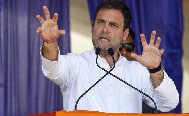 गुजरात में बोले राहुल – ‘न्याय” अर्थव्यवस्था में नयी जान डालेगा, रोजगार का सृजन होगा