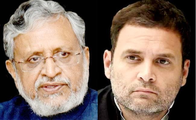 लोकसभा चुनाव : PM मोदी को ”चोर” कहने की राहुल ने मानी गलती, जनता सुनायेगी सजा : सुशील मोदी