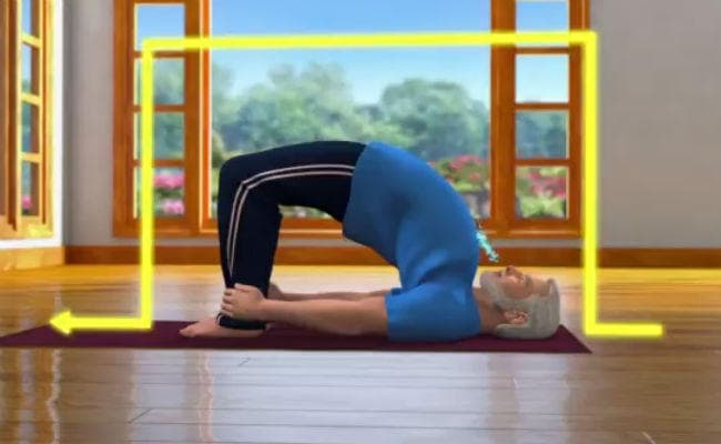 #YogaDay2019 : आज पीएम मोदी ने बताया कैसे करें सेतु बंद आसन, क्या हैं इसके लाभ