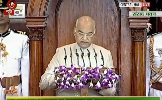 संयुक्त सत्र को संबोधित करते हुए बोले राष्ट्रपति- काले धन के खिलाफ मुहिम को और तेज गति से आगे बढ़ाया जाएगा