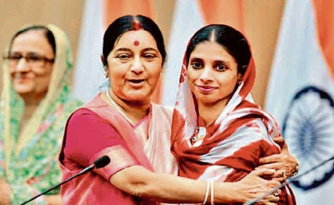 पूर्व विदेश मंत्री सुषमा स्वराज के निधन से आहत है “हिंदुस्तान की बेटी” गीता, पाकिस्तान से ऐसे पहुंची थी भारत