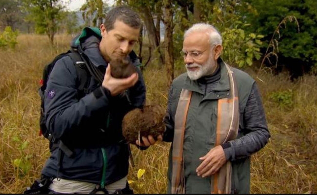 ”मैन वर्सेस वाइल्ड” में पीएम मोदी, प्रकृति के संरक्षण के बारे में की बात