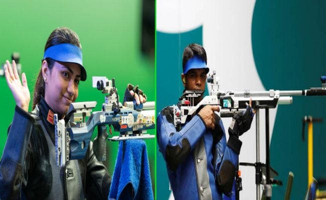विश्व निशानेबाजी: अपूर्वी-दीपक की जोड़ी ने 10 मीटर एयर राइफल में मिश्रित स्पर्धा का स्वर्ण पदक जीता