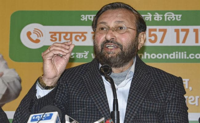 दिल्ली के लोग तय करें ‘जिन्ना वाली आजादी” चाहते हैं या ‘भारत माता की जय” : जावड़ेकर