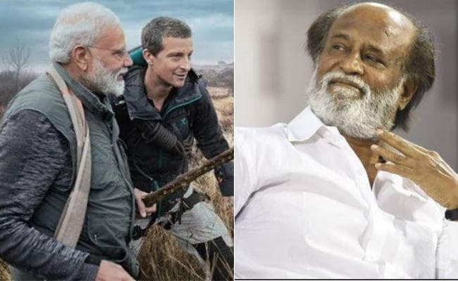 भारत पहुंचे ”Man vs Wild” के बीयर ग्रील्स, पीएम मोदी के बाद अब मिला रजनीकांत का साथ
