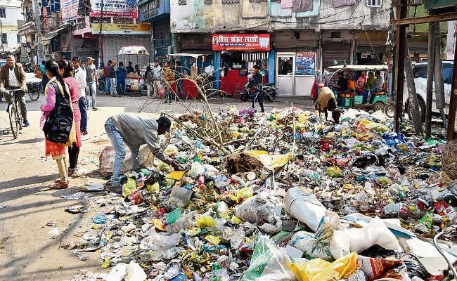 168 घंटे से हड़ताल पर निगमकर्मी , पटना में जमा हुआ 5600 टन कचरा, सैनिटाइजेशन का काम ठप