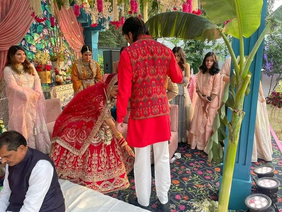 Tejashwi Rachel Marriage : “अर्जुन” को अथाह आशीर्वाद…, नयी बहू के लिए तेज प्रताप ने कही ये बात