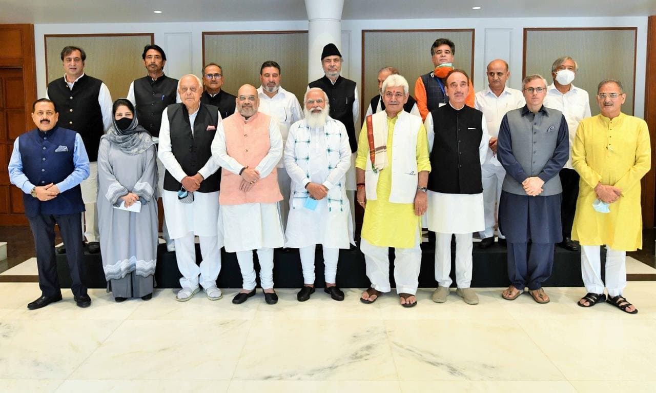 जम्मू-कश्मीर के राजनीतिक नेताओं के साथ आज की बैठक महत्वपूर्ण कदम, पीएम नरेंद्र मोदी ने कहा