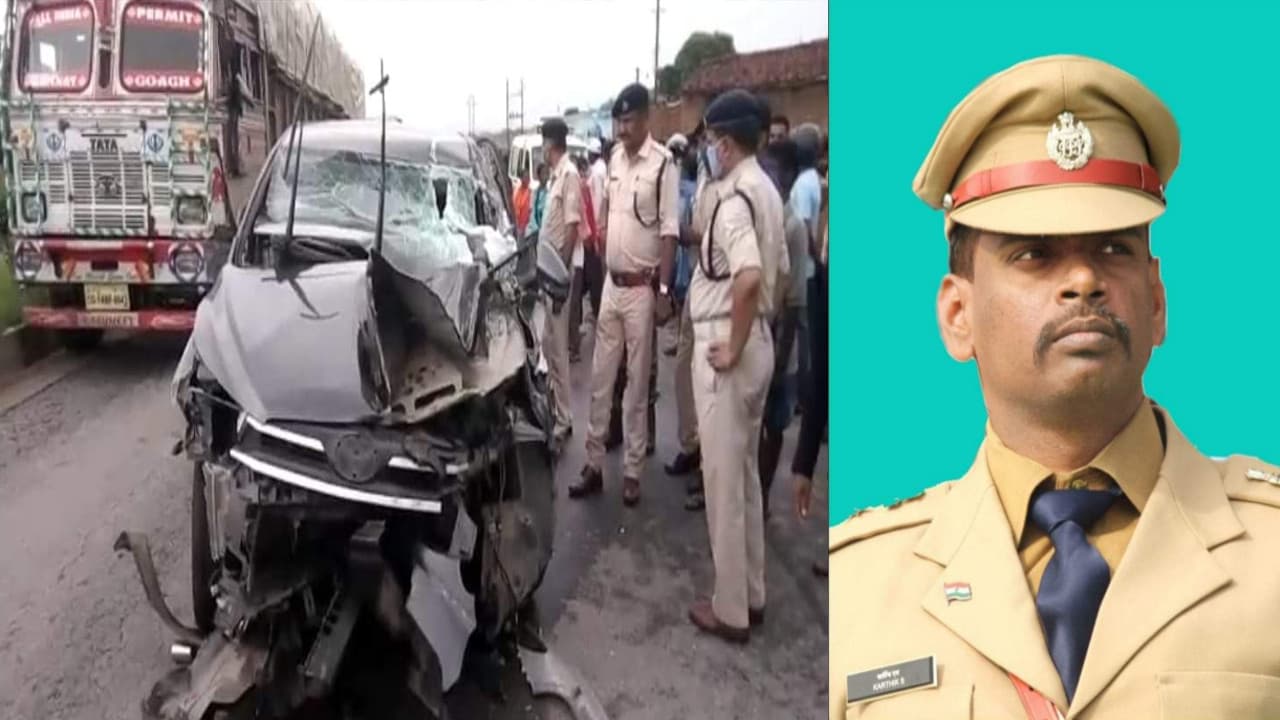 हजारीबाग एसपी का वाहन रामगढ़ के मुर्रामकला के निकट दुर्घटनाग्रस्त, 6 घायल