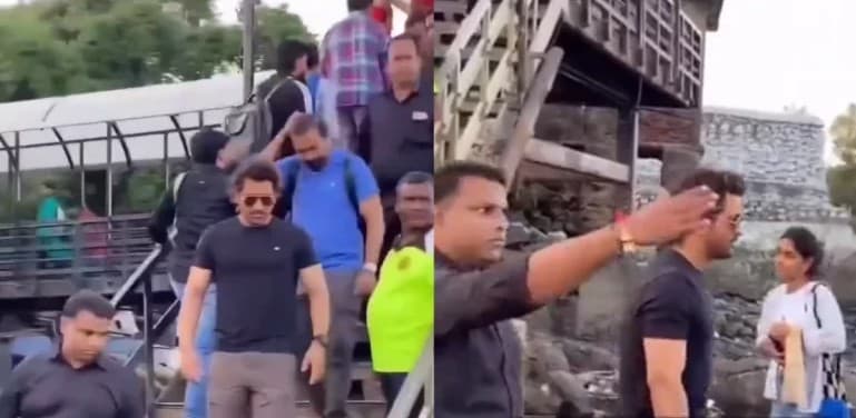 मुंबई की सड़कों पर घूमते MS Dhoni का वीडियो वायरल, पहले मांगी 'लिफ्ट', फिर नाव की सवारी