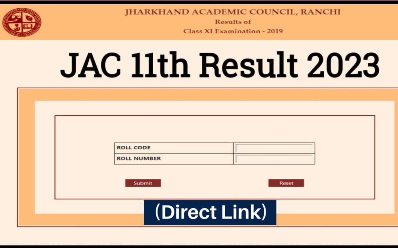 JAC 11th Result 2023: झारखंड बोर्ड 11वीं का रिजल्ट जारी, डायरेक्ट लिंक, डिटेल चेक करें JAC 11th Result 2023: झारखंड बोर्ड 11वीं का रिजल्ट जारी, डायरेक्ट लिंक, डिटेल चेक करें