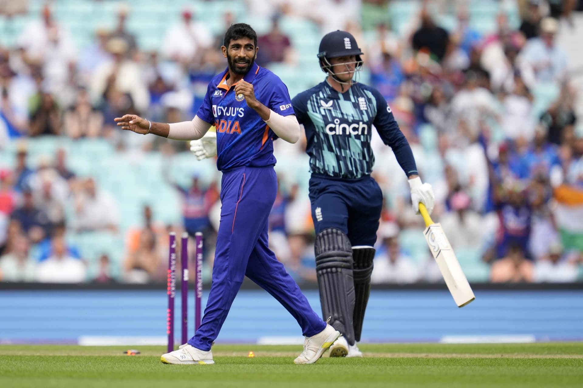 England vs India: विकेट का सिक्सर लगाने के बाद बोले बुमराह- स्विंग और सीम मिलना रोमांचक