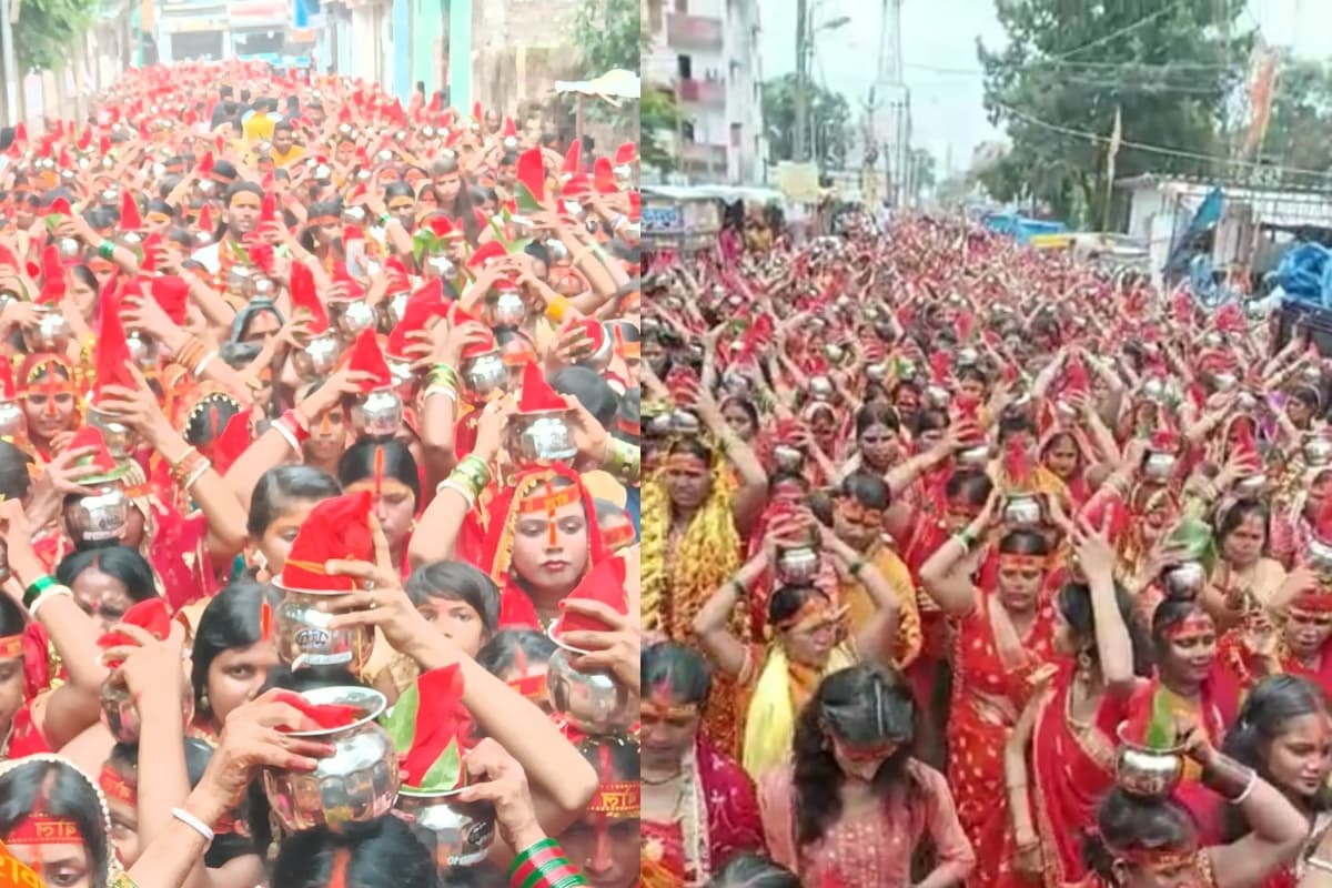 झारखंड:श्री शिव शक्ति मंदिर के वार्षिकोत्सव पर 641 महिलाओं ने उठाया कलश, 10 जुलाई को कलश स्थापना व रुद्राभिषेक