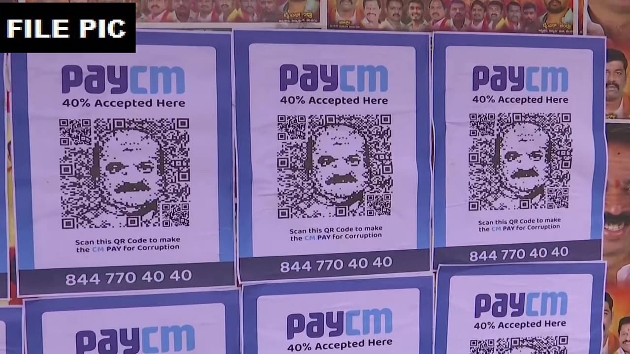 Karnataka में PayCM अभियान पर गरमाई सियासत, CM के खिलाफ पोस्टर मामले में हिरासत में लिए गए कांग्रेस नेता