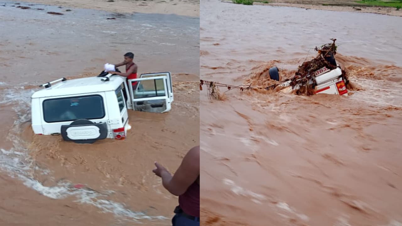 Cyclone Yaas Update News : लातेहार के धरधरी नदी में हादसा, बाढ़ आने से बाराती वाहन बहने से बचा, जानें कैसे सुरक्षित निकले लोग