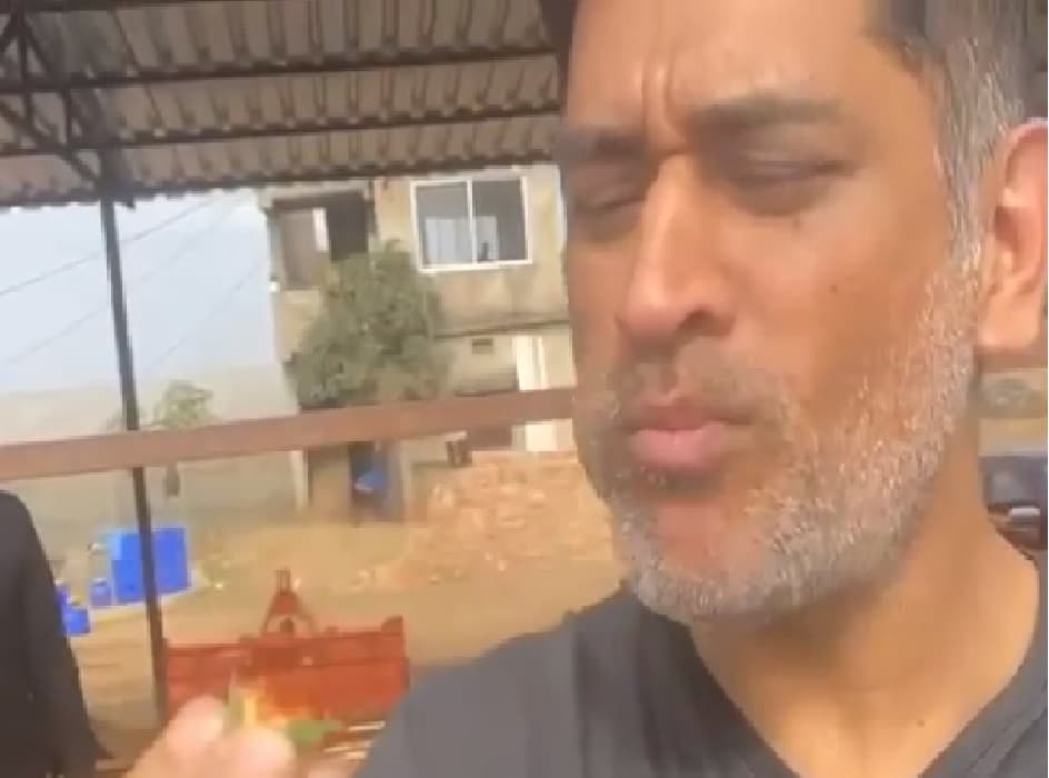 Dhoni Farm House Strawberry : ‘किसान’ धौनी ने टेस्ट किया खुद के खेत का तैयार स्ट्रॉबेरी, शेयर किया VIDEO